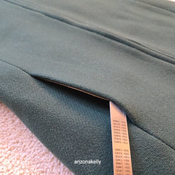 J. Crew Lodge Coat Italian Stadium Wool GREEN Size 0 Nello Gori Retail $350 - Picture 12 of 16